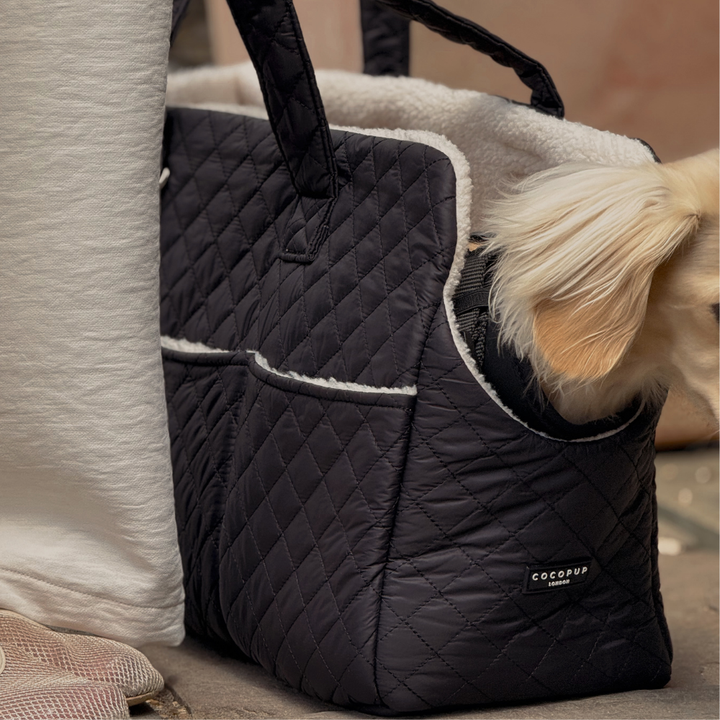 Taška na psa Quilted Black