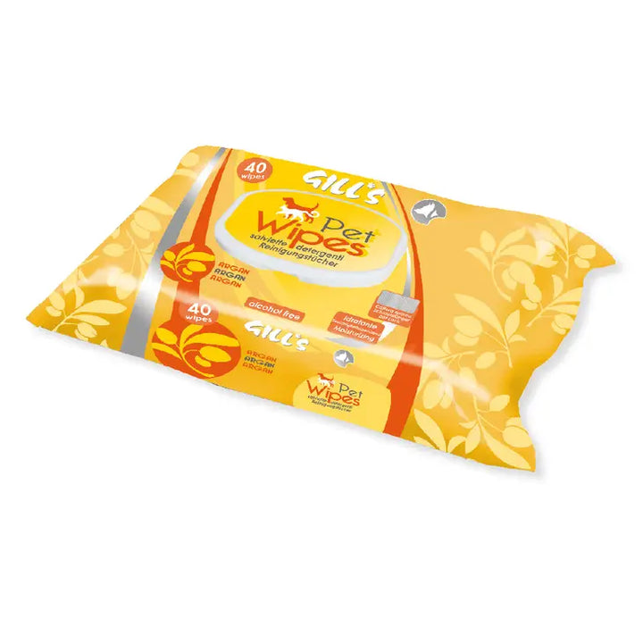 Gill’s – čisticí vlhčené ubrousky pro psy a kočky