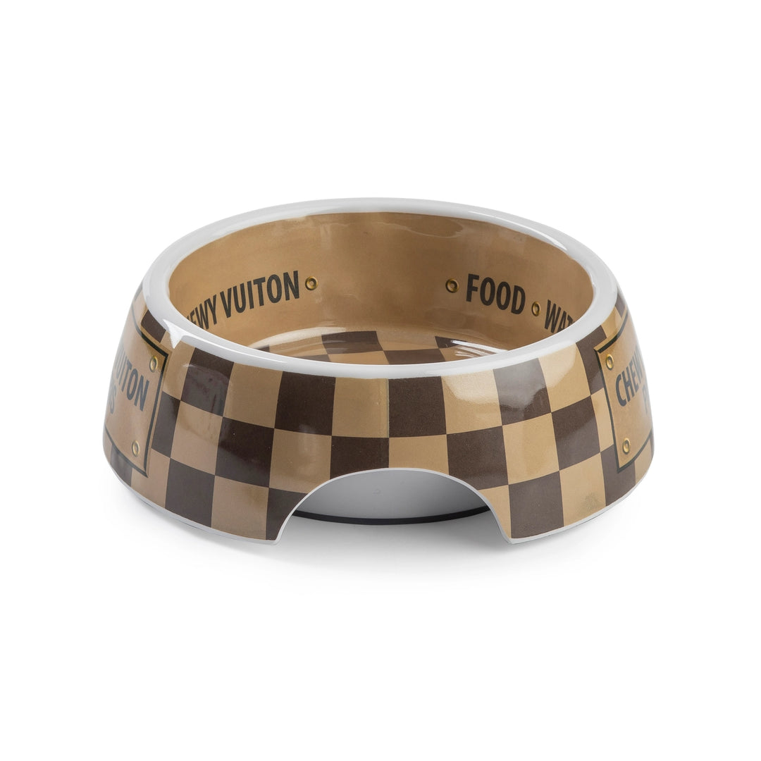 Miska Chewy Vuiton Checker