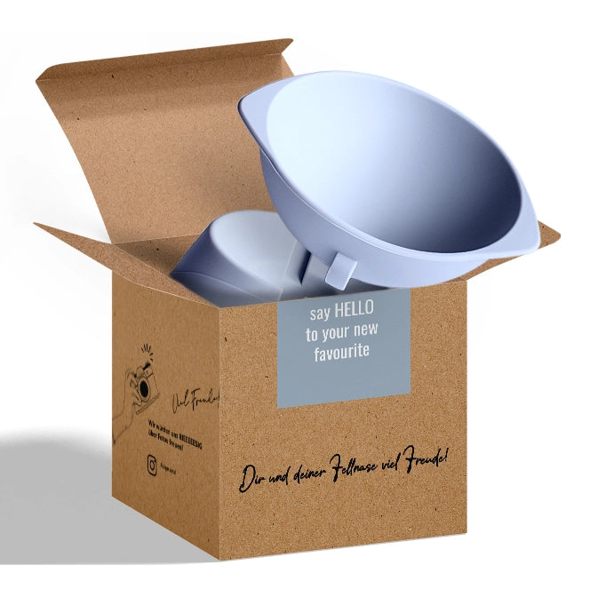 Silikonová zvýšená miska pro kočky a malé psy | Nastavitelný sklon