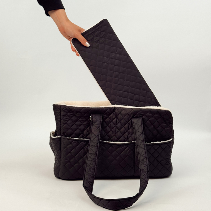 Taška na psa Quilted Black