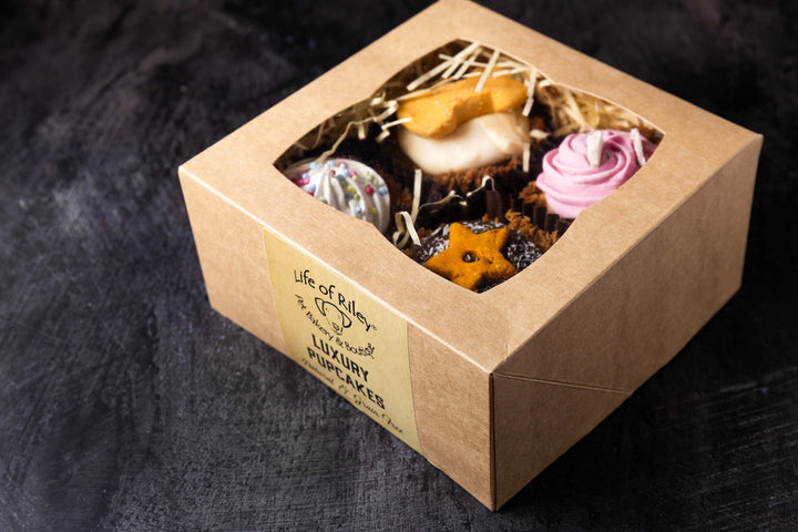 Dárkový box 4 psích cupcaků