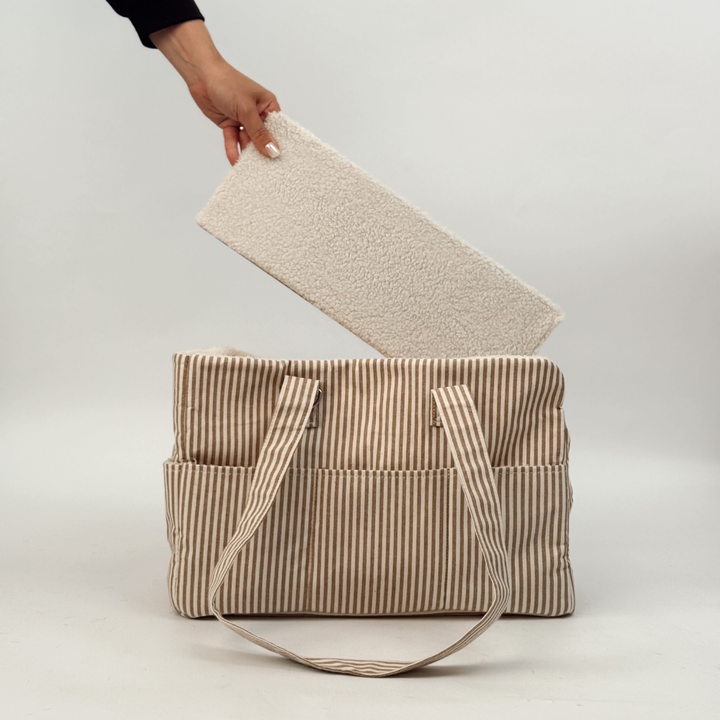 Taška na psa London Linen Stripes