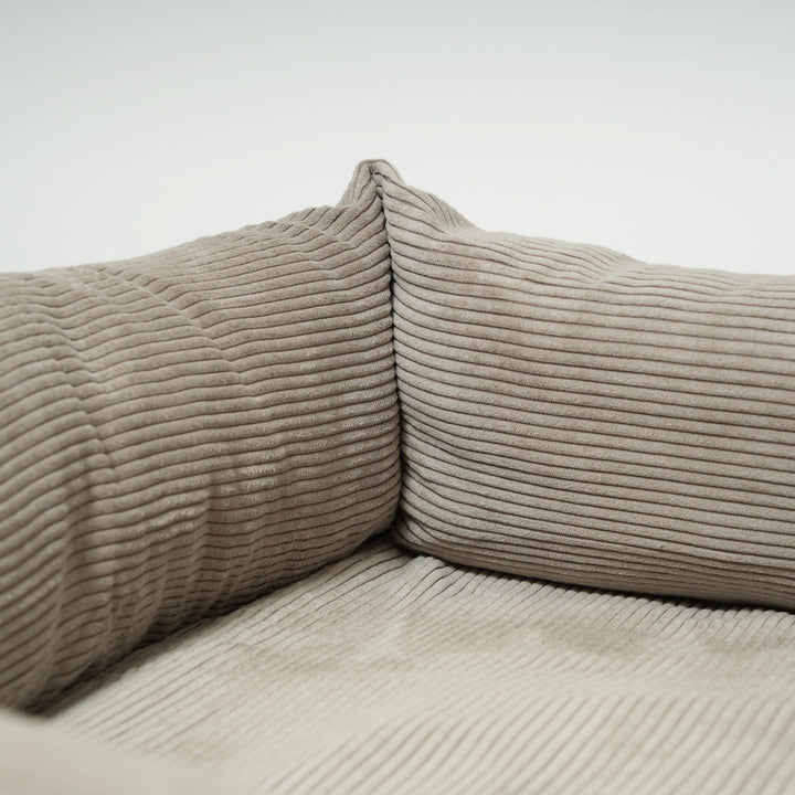 Komfortní pelíšek pro psy z manšestru s paměťovou pěnou