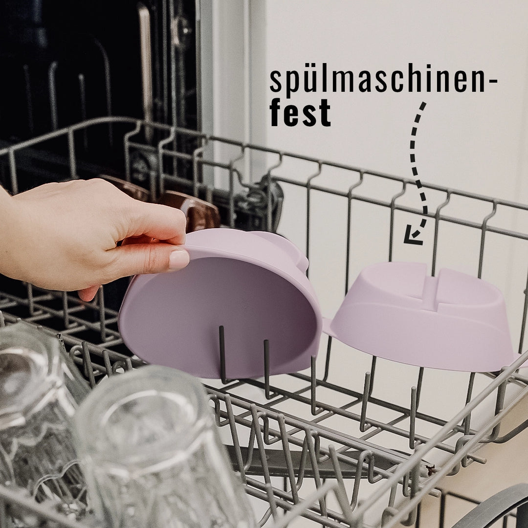 Silikonová zvýšená miska pro kočky a malé psy | Nastavitelný sklon