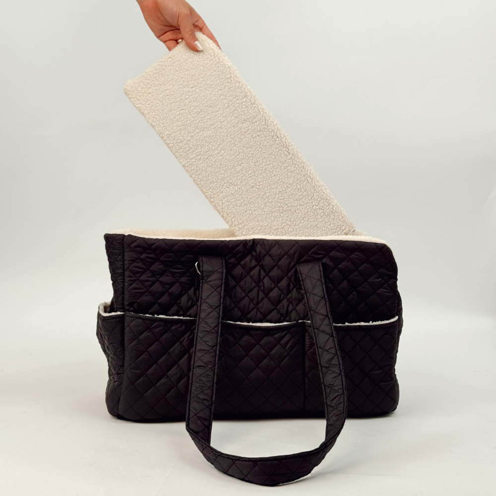 Taška na psa Quilted Black