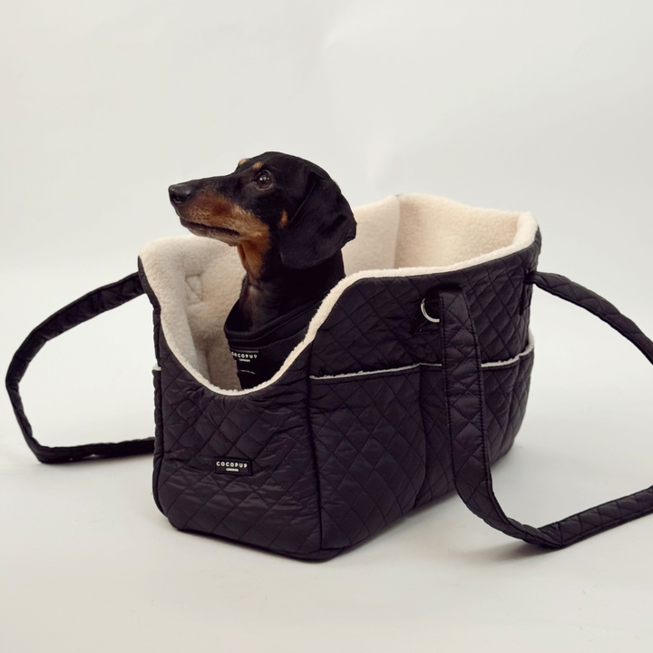 Taška na psa Quilted Black