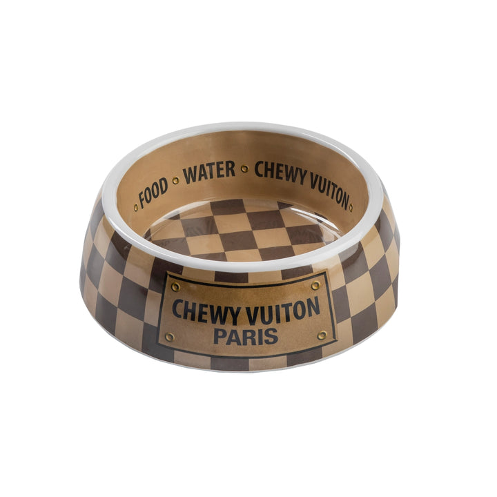 Miska Chewy Vuiton Checker