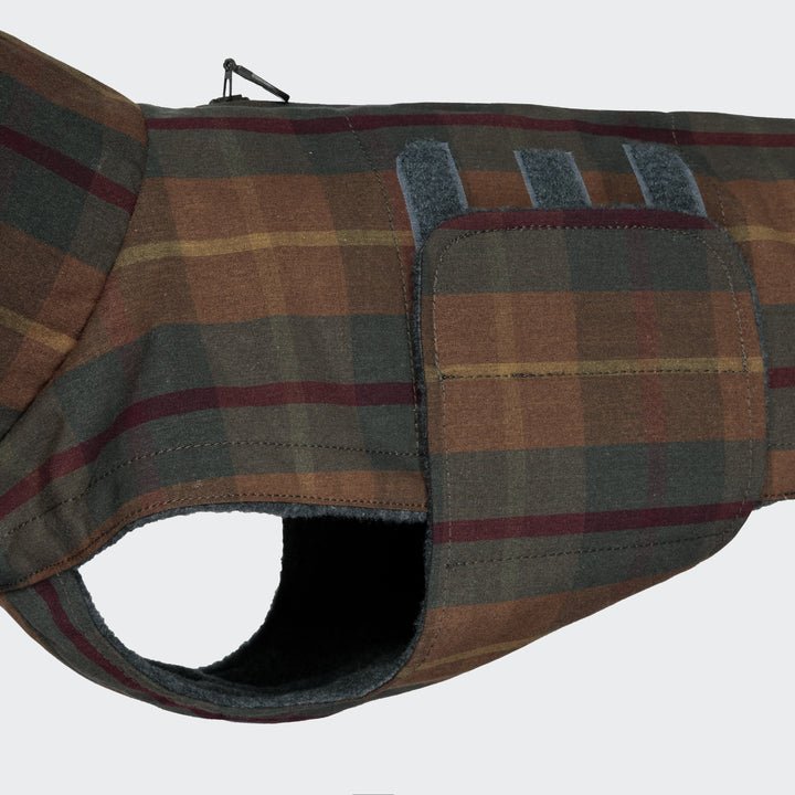 Zimní kabát Brooklyn Waxed Tartan