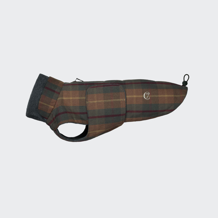 Zimní kabát Brooklyn Waxed Tartan