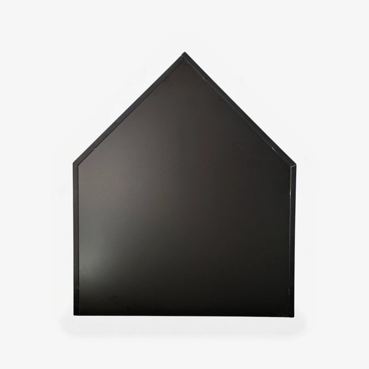 Dřevěný domeček pro kočky a malé psy – černý, 58 × 58 × 65 cm