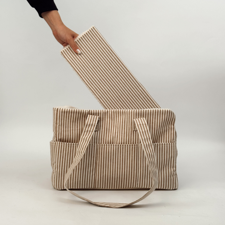 Taška na psa London Linen Stripes