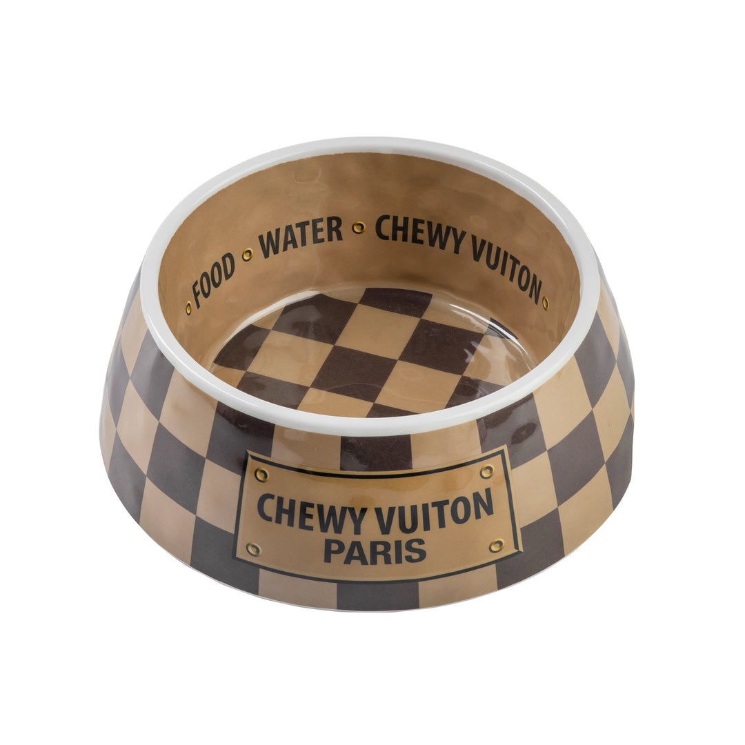 Miska Chewy Vuiton Checker