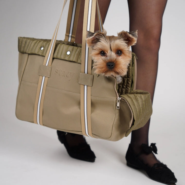 Lily – Stylová taška pro psy | Taupe