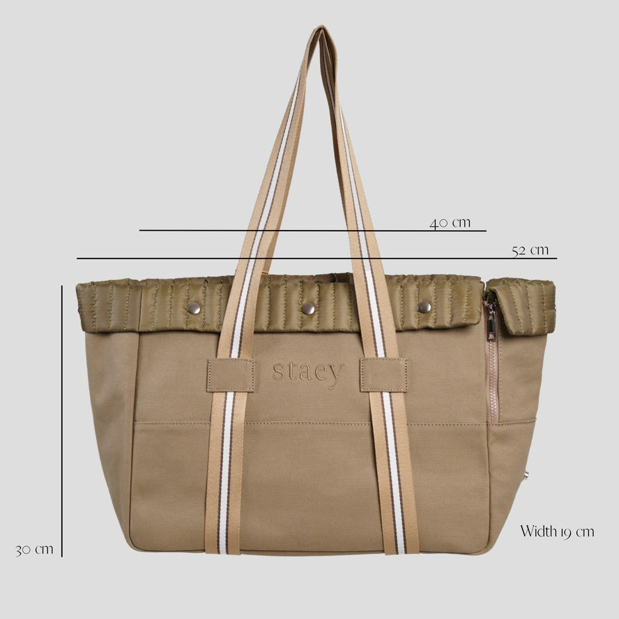 Lily – Stylová taška pro psy | Taupe