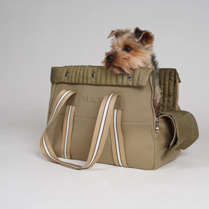 Lily – Stylová taška pro psy | Taupe